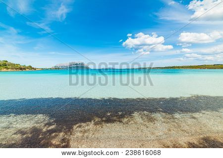 Turquoise Water In Costa Smeralda. Sardinia, Italy