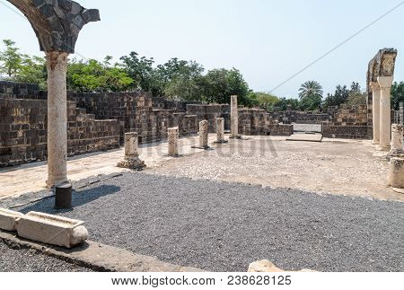 Ruins Of Kursi - A Large Byzantine 8th-century Monastery In Which Jesus Christ Performed Miracles On