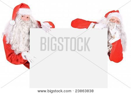 Two Santa Claus