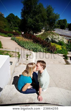 Romantik öpücük