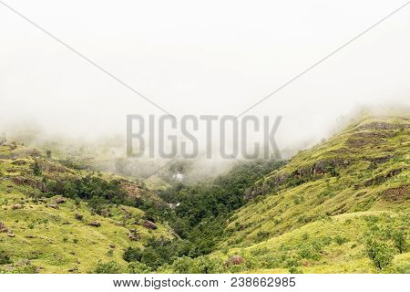 Tiger Falls Near Mahai In The Foothills Of The Kwazulu-natal Drakensberg