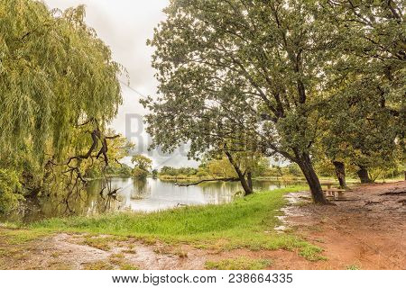 The Trout Dams At Mahai In Foothills Of The Kwazulu-natal Drakensberg