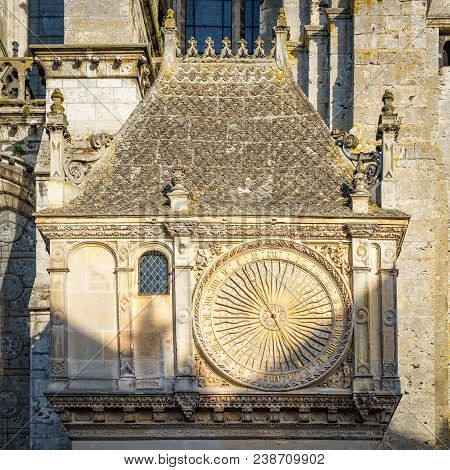 Astronomical Clock At Chartres Cathedral