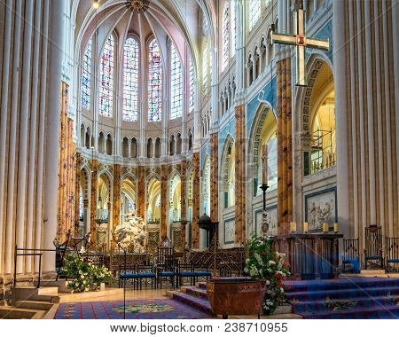 Inside Chartres Cathedral
