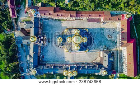 Aerial View Of The Resort Town Gagra, Abkhazia, Georgia