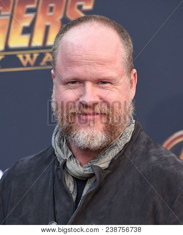 LOS ANGELES - APR 23:  Joss Whedon arrives to the Marvel Studios 'Avengers: Infinity War' World Premiere  on April 23, 2018 in Hollywood, CA                