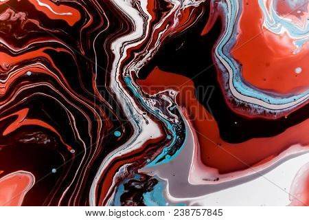 Liquid Texture. Abstract Painting, Can Be Used As A Trendy Background For Wallpapers, Posters, Cards