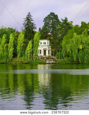 Uman, Sofiyivka, Cherkasy Region, Ukraine.  Famous Tourist Place. Ukrainian Landscape. National Park