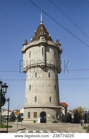 Drobeta Turnu-severin, Romania-april 04: The Water Castle (castelul De Apa) - Old Building In Downto
