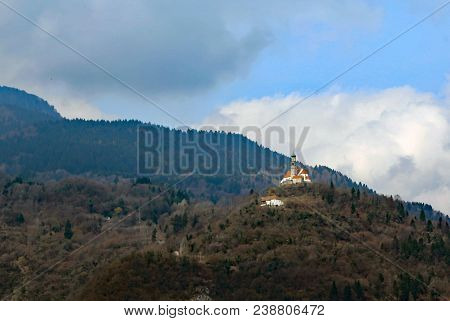 Monastery Of The Hermit Friars Built On Top Of A Hill In Friuli