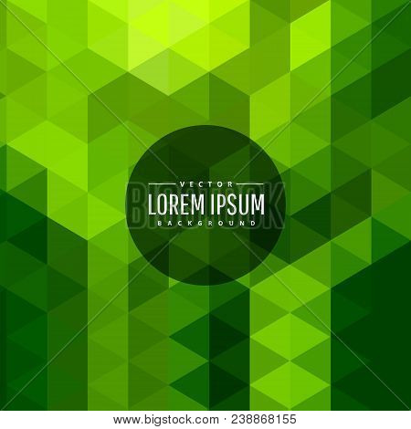 Bright Green Abstract Background Vector Design Illustration