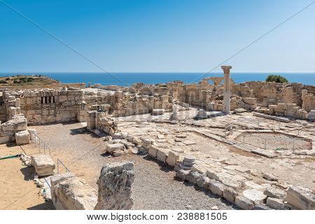 Cyprus Ruins Of Ancient Kourion, Limassol, Cyprus.