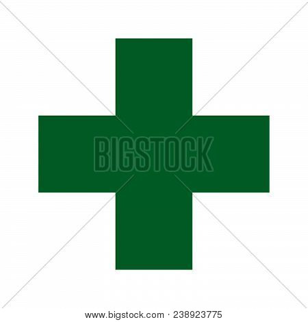 Vector Green Cross Medical Symbol