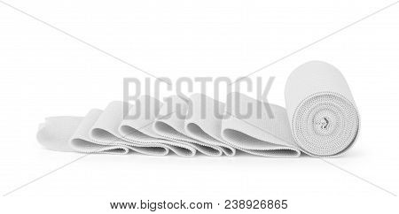 Medical Bandage Roll Isolated Heal, Wound, Injury, Compress, Elastic,