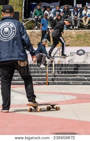 Guilherme Lima During The 1St Stage Dc Skate Challenge