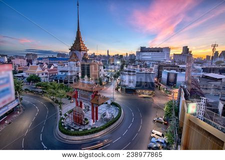 Temple Of The Golden Buddha In Bangkok, Thailand