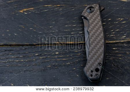 Pocket Knife In The Folded Form.