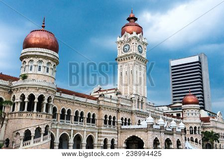 Sultan Abdul Samad Building In Independence Or Merdeka Square Kuala Lumpur - Malaysia