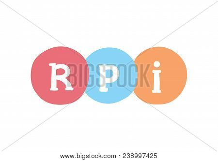 Rpi Vector Business Acronym. B2b Marketing Concept.