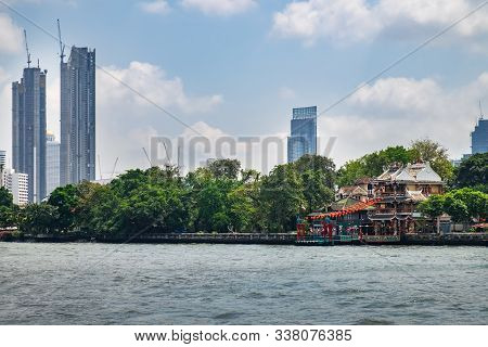 Bangkok, Thailand - March 2, 2018: Guan Yu Shrine Or Gong Wu Shrine Is A Small Chinese Temple On The