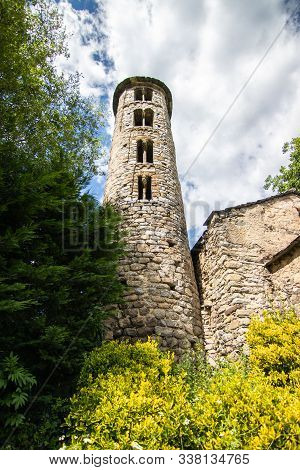 Church Of Santa Coloma D'andorra - Small Stone Church Dating To The 9Th Century Ce, Featuring A 12Th