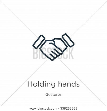 Holding Hands Icon Vector Photo Free Trial Bigstock