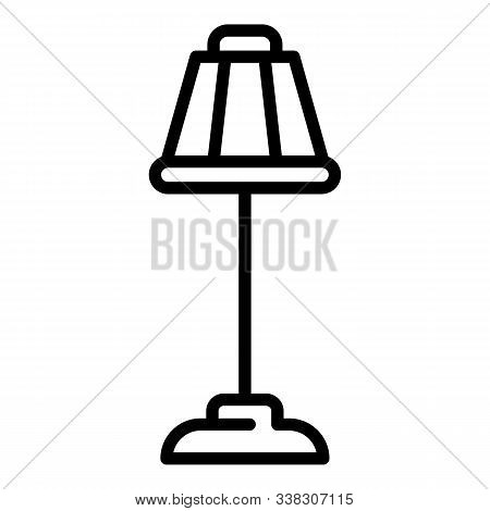 Night Lamp Icon. Outline Night Lamp Vector Icon For Web Design Isolated On White Background