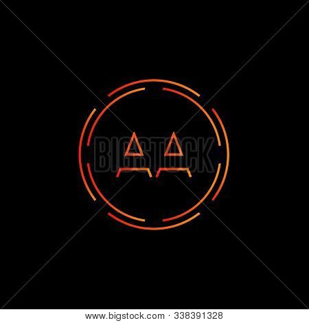 Initial Aa Letter Logo With Creative Modern Business Typography Vector Template. Creative Abstract L