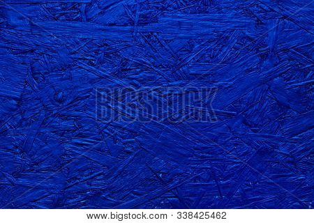 Natural Texture Particle Board , Wood Particle Board, Painted Classic Blue Color