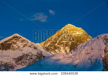 Sunset View Of The Everest. Nepal