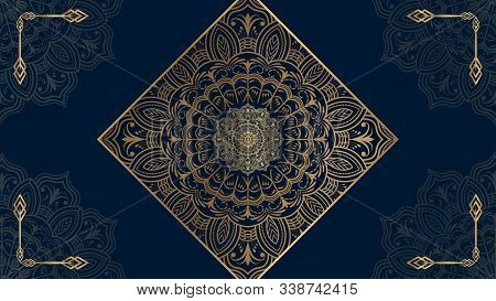 Abstract Digital technology Colorful Shapes with Background Design, Dark background with Purple abstract shapes