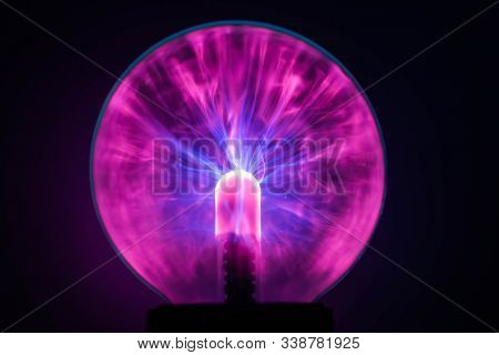 Magic Crystal Ball For A Seance. Mysticism And Accultism