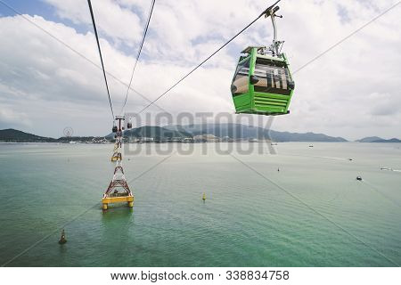 Vinpearl Resort, Nha Trang, Vietnam. 05.01.2019. Vinpearl Cable Car Is A 3, 311 Metres Long Gondola 
