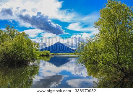 Glenorchy Lagoon In Glenorchy, South Island, New Zealand