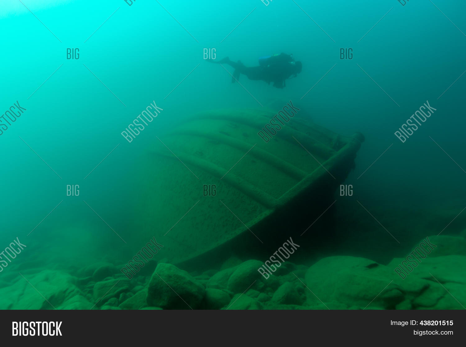 Diver Exploring Great Image Photo Free Trial Bigstock