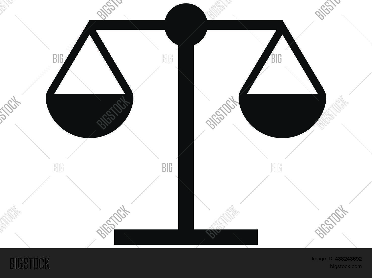 Balance Symbol. Scale Vector & Photo (Free Trial) | Bigstock