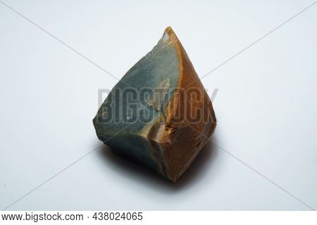 Natural Jasper Mukaite Ore On The Background
