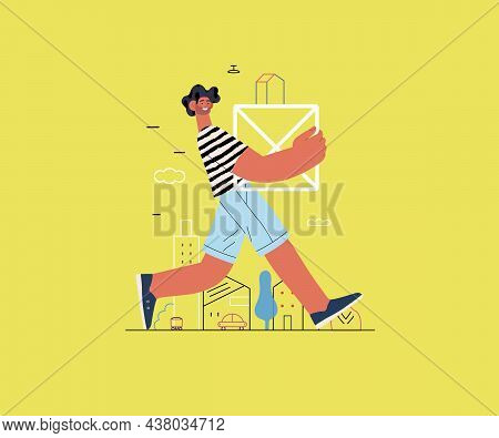 Startup Illustration. Concept Of Building New Business