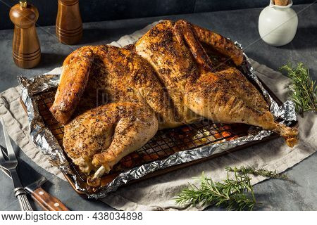 Healthy Homemade Spatchcocked Turkey