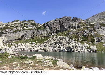 Landscape Of Rila Mountain Near The Scary Lake, Bulgaria