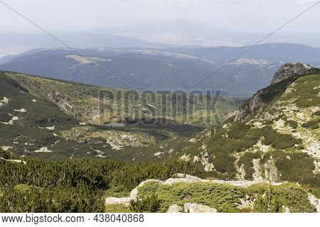 Landscape Of Rila Mountain Near The Scary Lake, Bulgaria