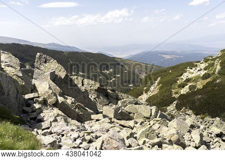 Landscape Of Rila Mountain Near The Scary Lake, Bulgaria