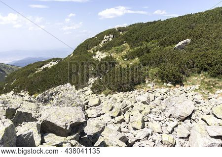 Landscape Of Rila Mountain Near The Scary Lake, Bulgaria