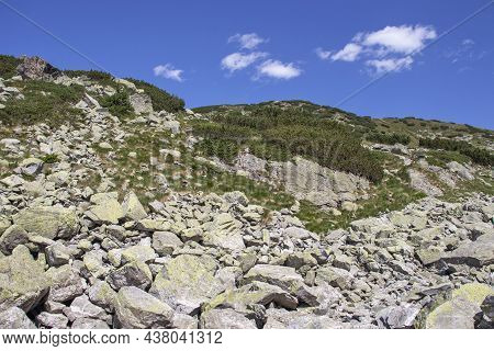 Landscape Of Rila Mountain Near The Scary Lake, Bulgaria