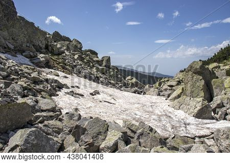 Landscape Of Rila Mountain Near The Scary Lake, Bulgaria