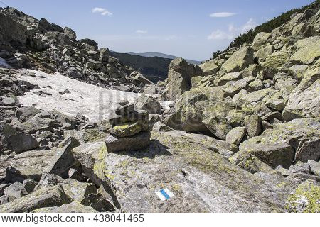 Landscape Of Rila Mountain Near The Scary Lake, Bulgaria