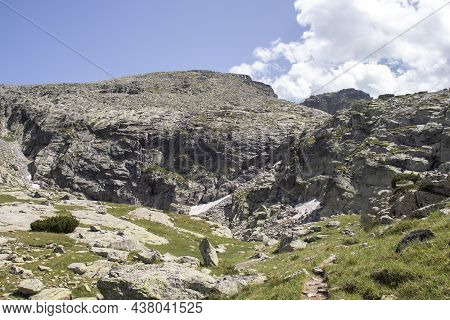 Landscape Of Rila Mountain Near The Scary Lake, Bulgaria