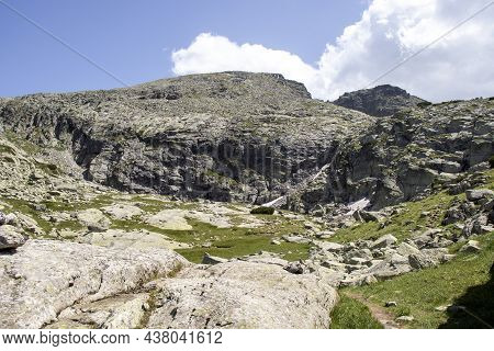 Landscape Of Rila Mountain Near The Scary Lake, Bulgaria