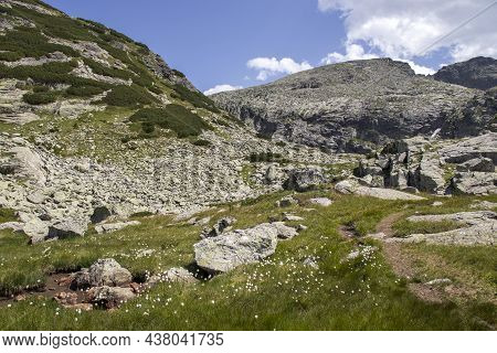 Landscape Of Rila Mountain Near The Scary Lake, Bulgaria