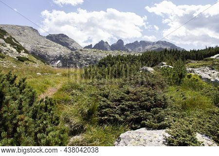 Landscape Of Rila Mountain Near The Scary Lake, Bulgaria